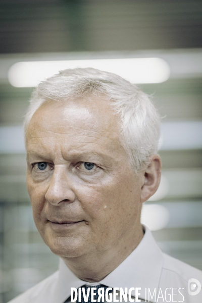 Déplacement de Bruno le Maire en Haute - Savoie.