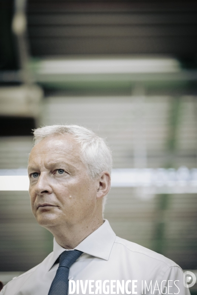 Déplacement de Bruno le Maire en Haute - Savoie.