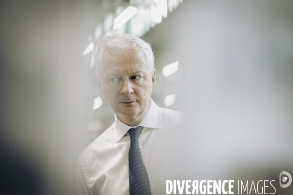 Déplacement de Bruno le Maire en Haute - Savoie.