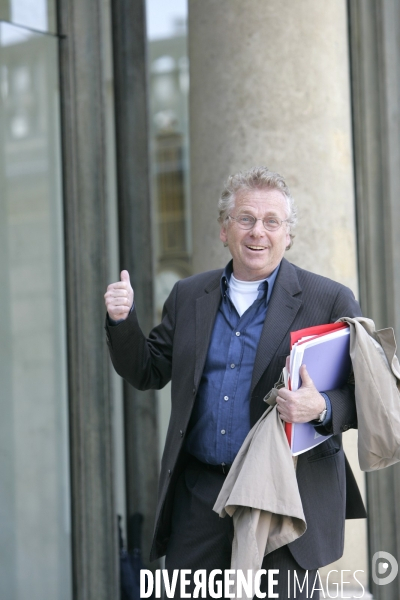 Daniel Cohn Bendit reçu à l Elysee par Nicolas Sarkozy
