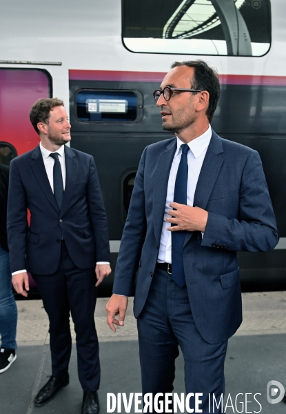 Thomas Cazenave avec Clément Beaune