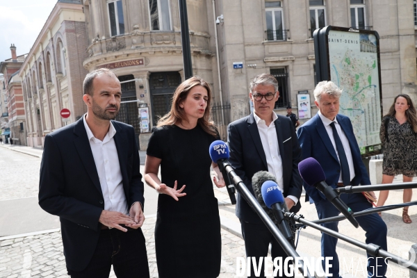 Macron rencontre les chefs de partis politique 