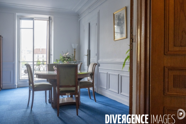 Dans les bureaux du service de cotation de la Banque de France (pour une partie de Paris), place de la Bastille à Paris