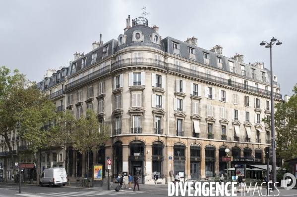 Dans les bureaux du service de cotation de la Banque de France (pour une partie de Paris), place de la Bastille à Paris
