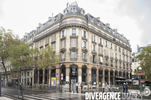 Dans les bureaux du service de cotation de la Banque de France (pour une partie de Paris), place de la Bastille à Paris