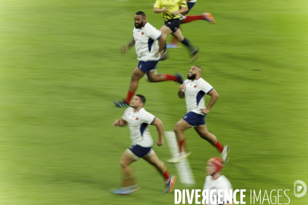 Match d ouverture de la coupe. du monde de rugby France - Nouvelle-Zlande