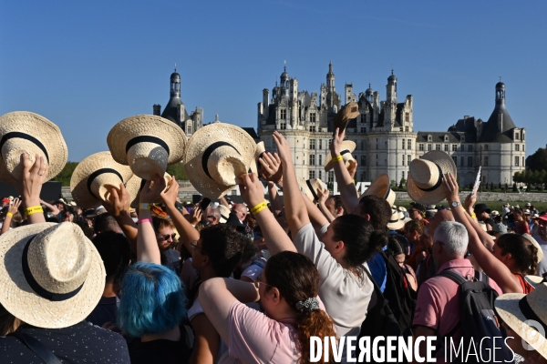 Concert et canicule à Chambord