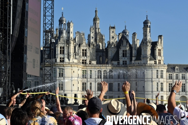 Concert et canicule à Chambord