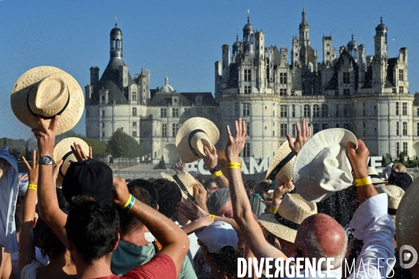 Concert et canicule à Chambord