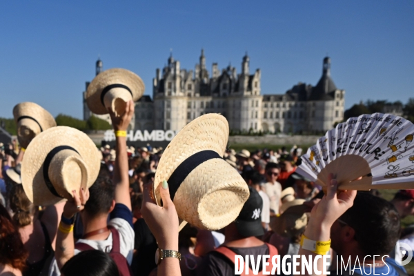 Concert et canicule à Chambord