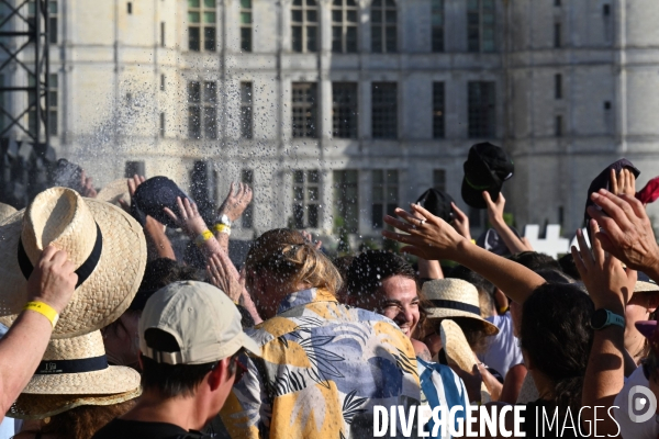 Concert et canicule à Chambord