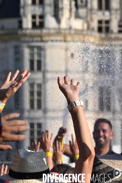 Concert et canicule à Chambord