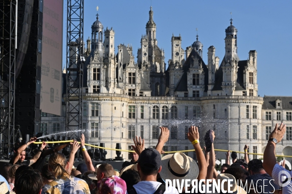 Concert et canicule à Chambord