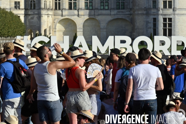 Concert et canicule à Chambord