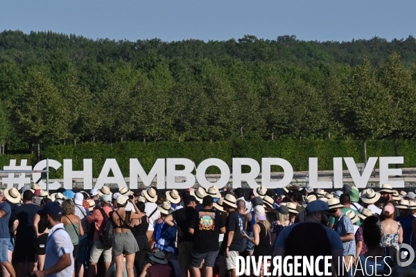 Concert et canicule à Chambord