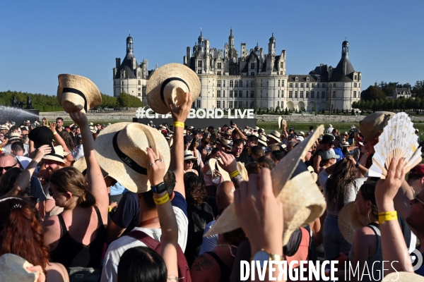 Concert et canicule à Chambord