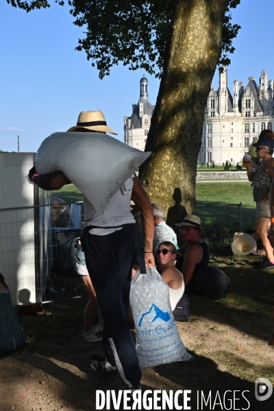 Concert et canicule à Chambord