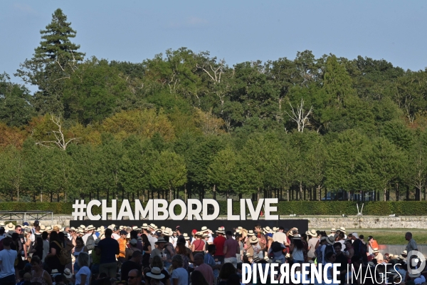 Concert et canicule à Chambord