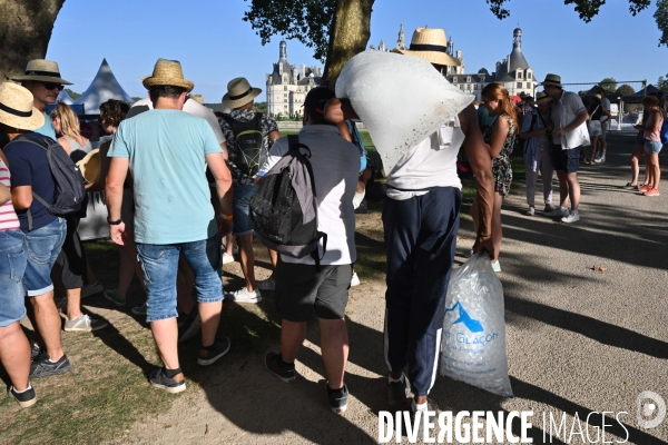 Concert et canicule à Chambord