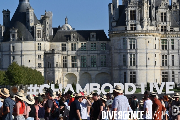 Concert et canicule à Chambord