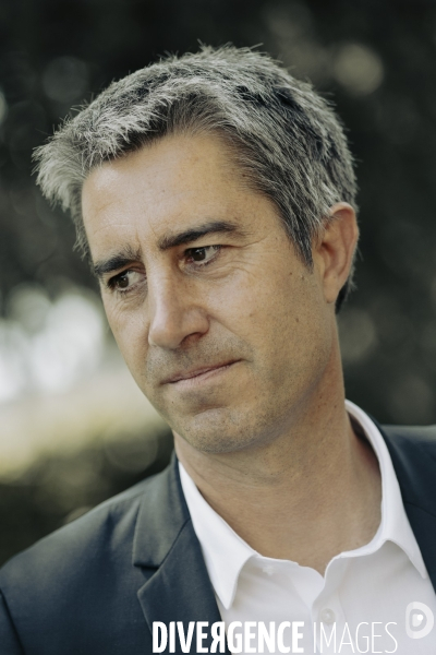 Déplacement de François Ruffin en Normandie.