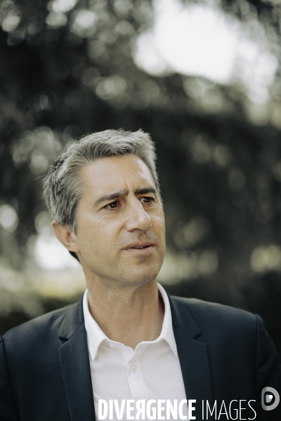 Déplacement de François Ruffin en Normandie.
