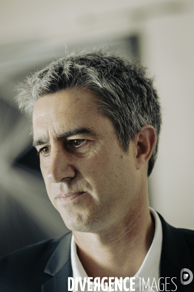 Déplacement de François Ruffin en Normandie.