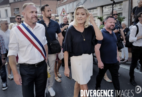 Rentrée politique de Marine Le Pen à Hénin Beaumont