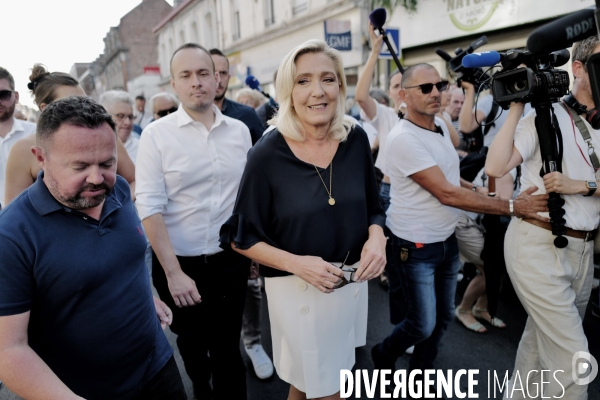 Rentrée politique de Marine Le Pen à Hénin Beaumont