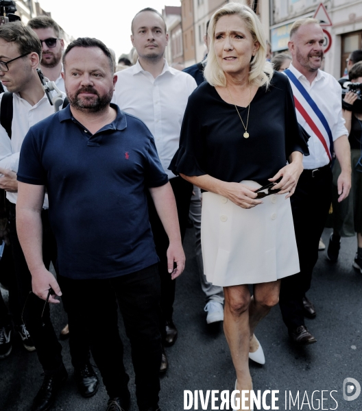 Rentrée politique de Marine Le Pen à Hénin Beaumont