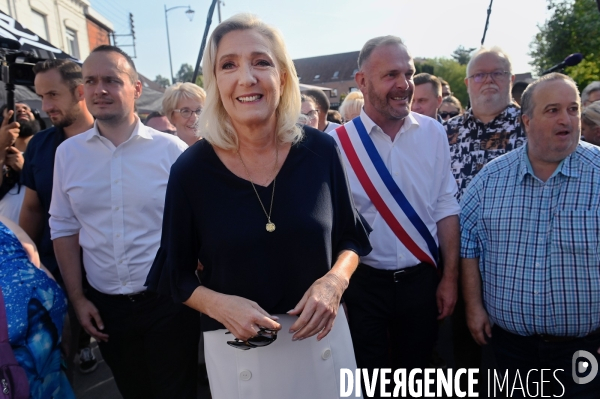 Rentrée politique de Marine Le Pen à Hénin Beaumont