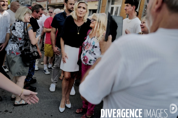 Rentrée politique de Marine Le Pen à Hénin Beaumont