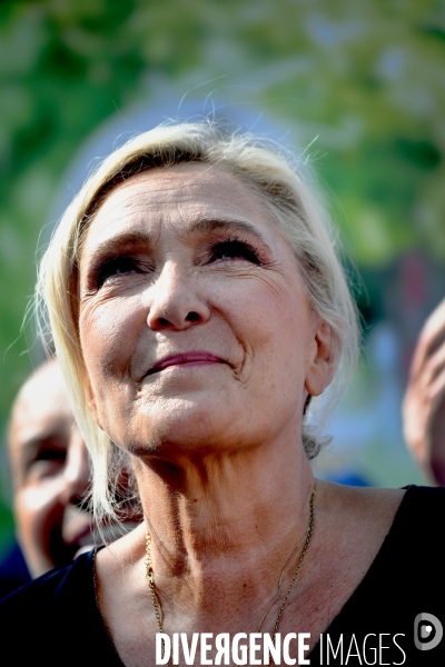 Rentrée politique de Marine Le Pen à Hénin Beaumont