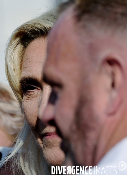 Rentrée politique de Marine Le Pen à Hénin Beaumont