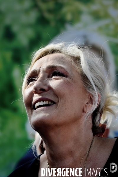 Rentrée politique de Marine Le Pen à Hénin Beaumont