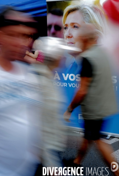 Rentrée politique de Marine Le Pen à Hénin Beaumont