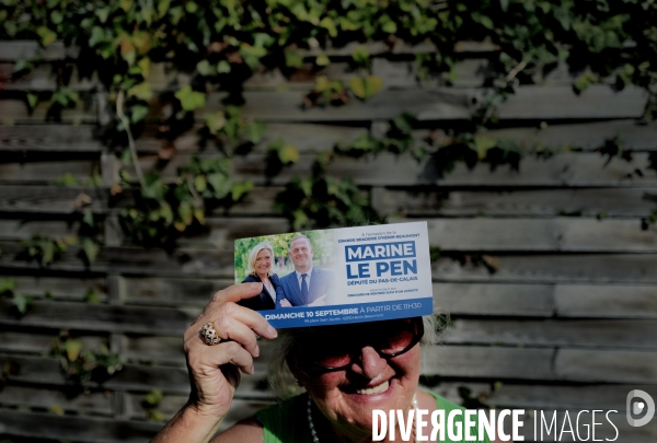 Rentrée politique de Marine Le Pen à Hénin Beaumont