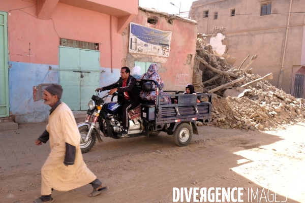 Tremblement de terre, Marrakech, Maroc  Septembre 2023