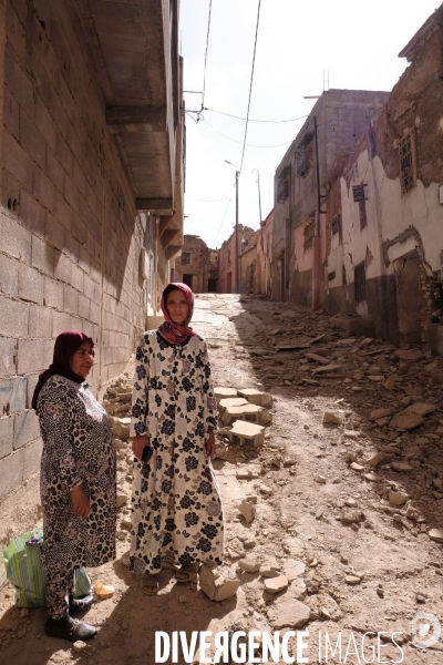 Tremblement de terre, Marrakech, Maroc  Septembre 2023
