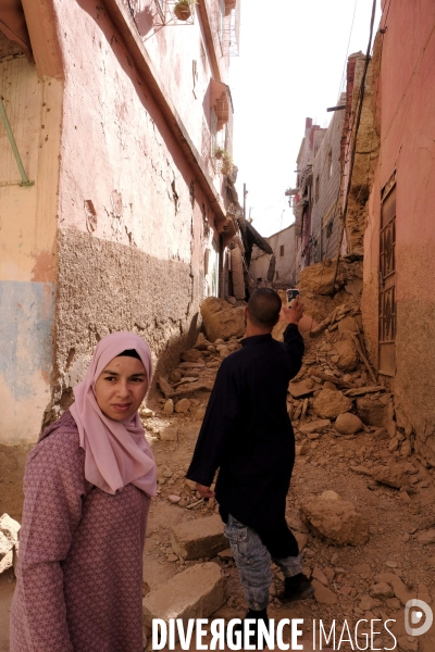 Tremblement de terre, Marrakech, Maroc  Septembre 2023