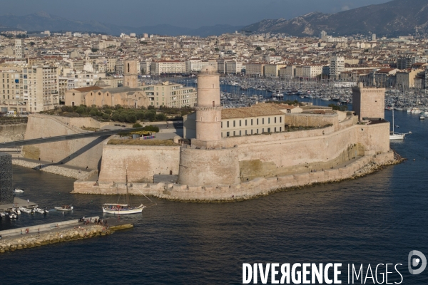 Vue aérienne de Marseille