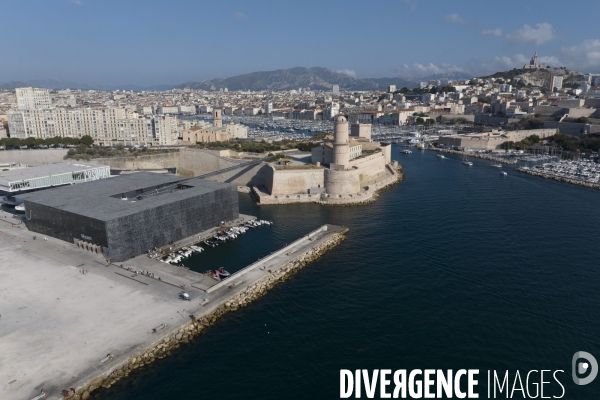 Vue aérienne de Marseille