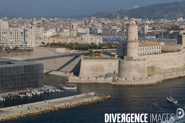 Vue aérienne de Marseille