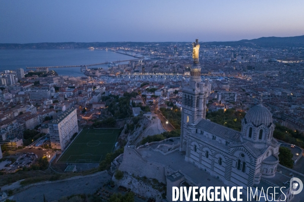 Vue aérienne de Marseille