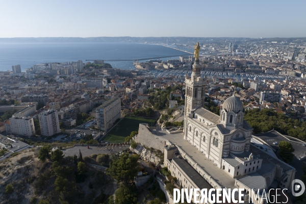 Vue aérienne de Marseille