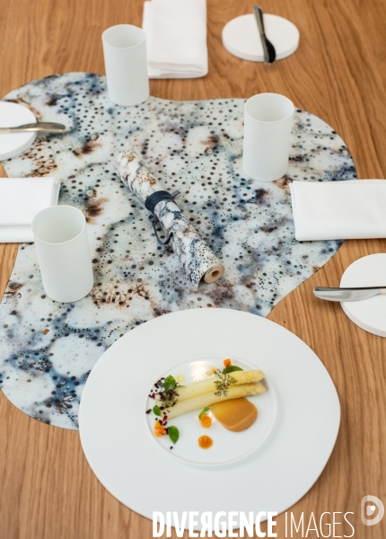 Mathilde L Ecotais et Thierry Marx au restaurant Onor