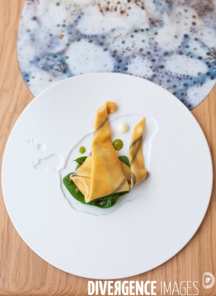Mathilde L Ecotais et Thierry Marx au restaurant Onor