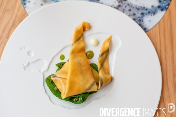 Mathilde L Ecotais et Thierry Marx au restaurant Onor