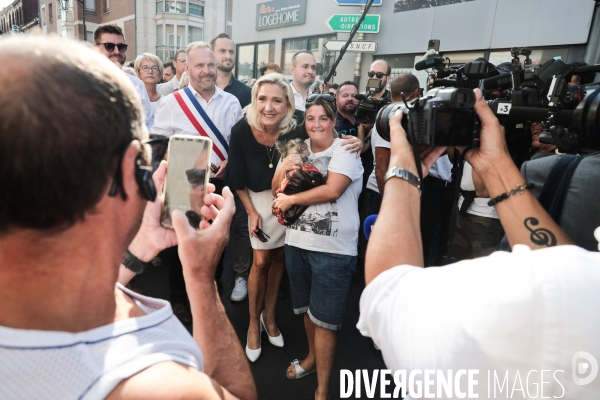 Rn - rentree politique de marine le pen a henin beaumont