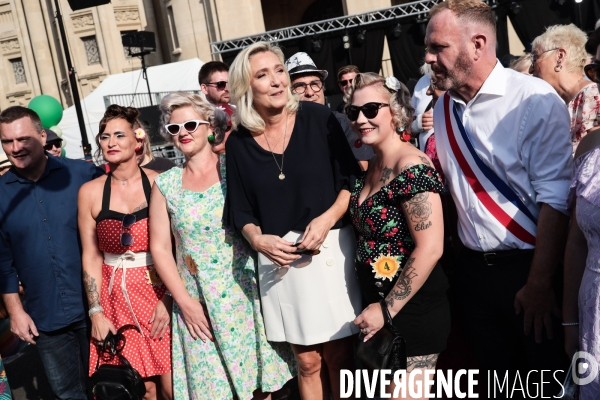 Rn - rentree politique de marine le pen a henin beaumont